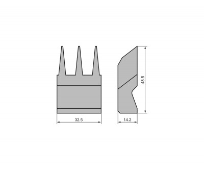 Сменный режущий блок для сращивания на минишип 20/20 мм (аналог Stark)