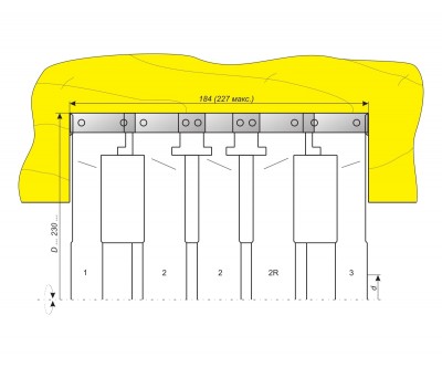 Фрезы регулируемые для выборки прямоугольных венцовых пазов от 41 до 227 мм