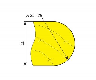 Фрезы для профилирования выпуклых радиусов R30 и R35 мм